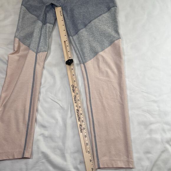Outdoor Voices Leggings Size L Heather Blue Peach Compression Yoga Workout Gym - Picture 6 of 15